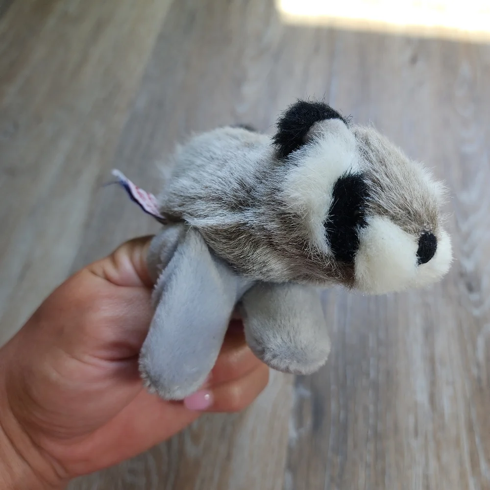 MARY MEYER TIPPY TOES FINGER PUPPET Raccoon BANDIT New